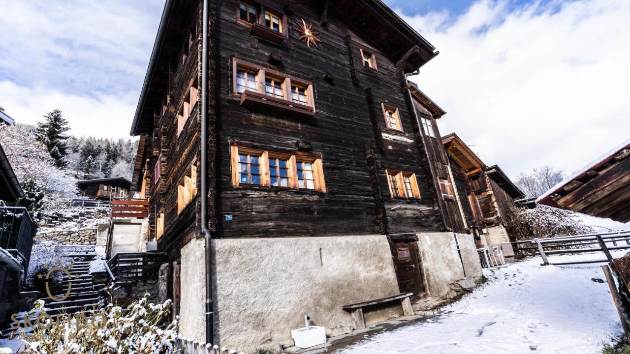 Heimeliges Walliserhaus Fiesch Luaran gambar