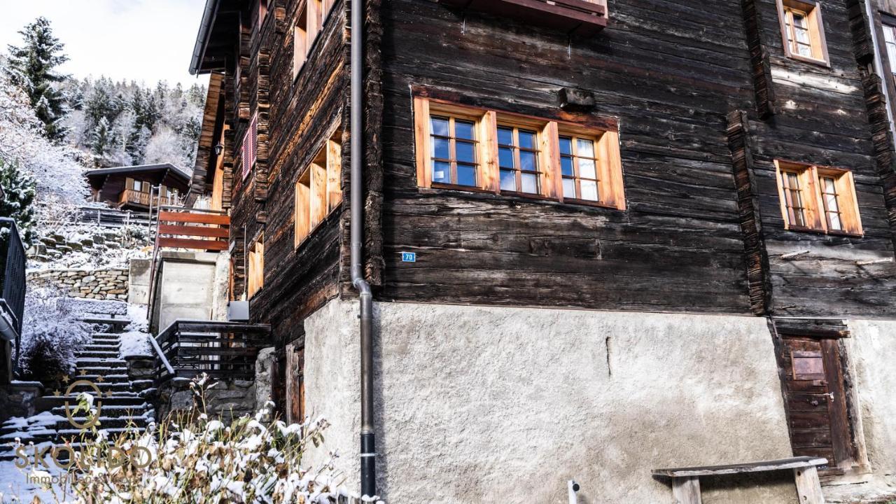 Heimeliges Walliserhaus Fiesch Luaran gambar